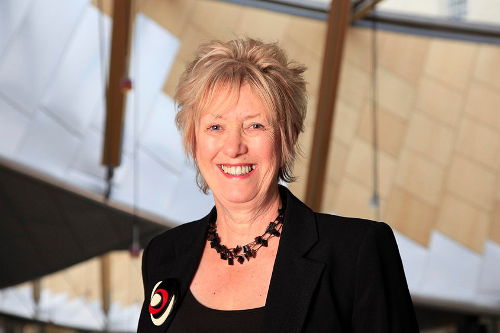 Christine Grahame MSP in Parliament