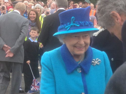The Queen's visit to Newtongrange