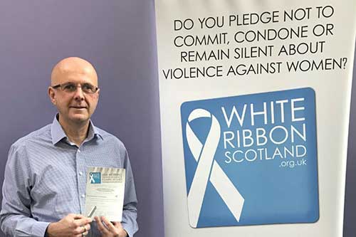 White Ribbon campaign Midlothian