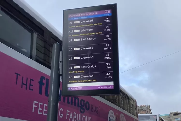 Edinburgh bus tracker