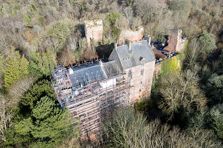 Rosslyn Castle roof resized