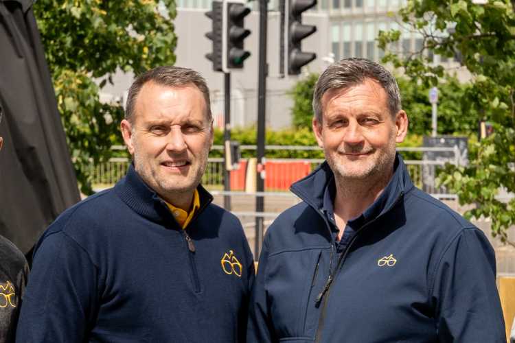 Sales Geek Scotland - Davie Sneddon on left with Peter Barclay on right - pic 2