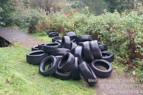 west-lothian-dumped-tyres